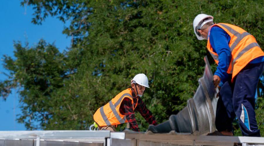 Professional metal roof installation in Fort Branch, IN